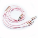 I6G225-3 in 1 Braided Cable with Type C connector