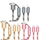 Factory direct sale 2 in 1 micro usb cable
