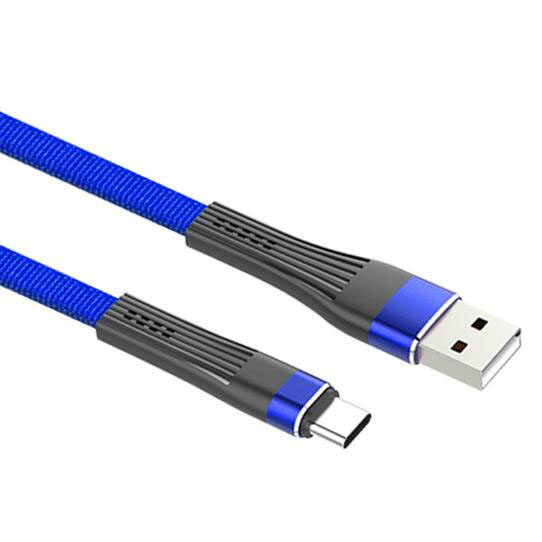 Flat fabric USB cable