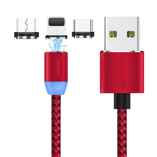 magnetic USB cable with LED light